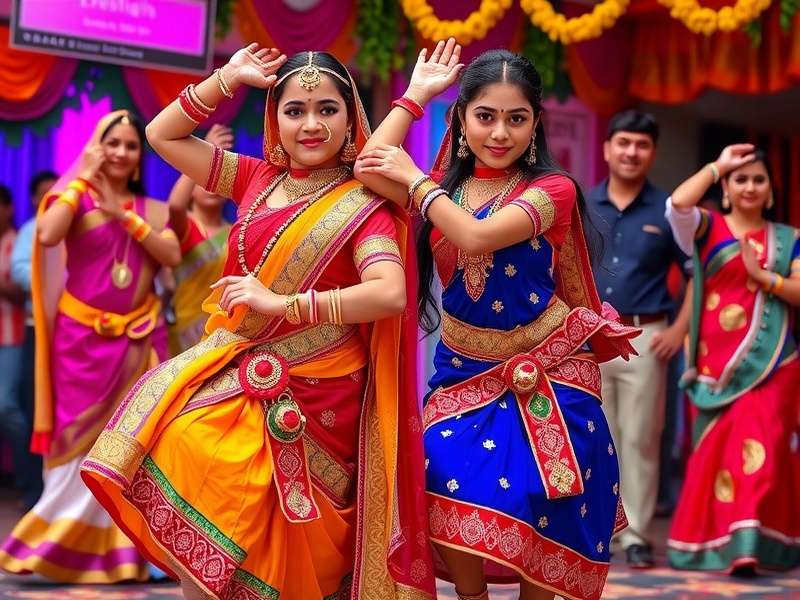 Navratri Garba Galore advanced dance moves and costumes