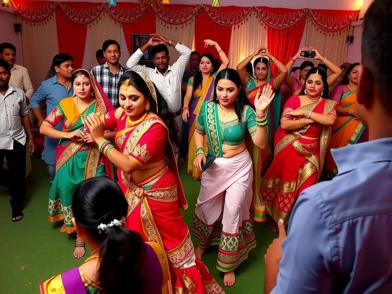 Navratri Garba Galore community event with multiple players